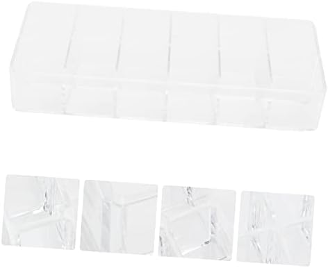 PartyKindom Clear Lip Gloss Storage Case with Slots 1