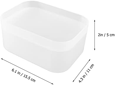 Mikinona 1Pc Transparent Cosmetic Storage Box Desktop Makeup Organizer