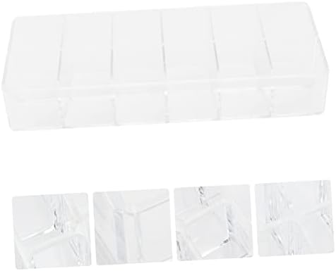FRCOLOR Transparent Multigrid Lipstick Holder Organizer
