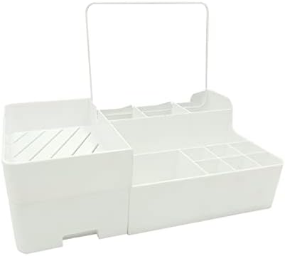 KELINFONG Makeup Bag - 3 Drawer Cosmetic Organizer with Lid