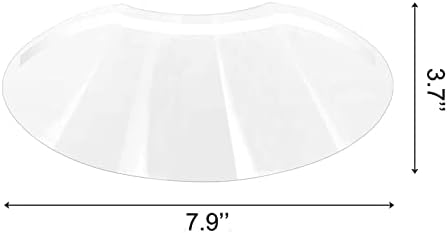 Medsuo 50pcs Clear Face Visors for Microblading and Eyelash Extensions