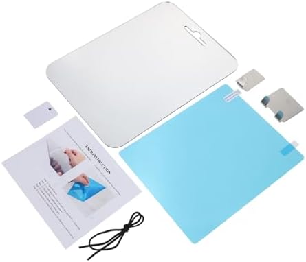 DOITOOL Anti-Fog Bathroom Makeup Shaving Mirror Stand Travel-Friendly