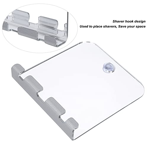 Dioche Shatterproof Fogless Handheld Mirror with Hook
