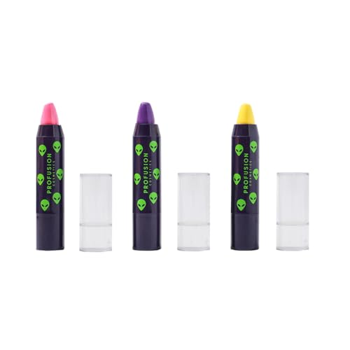 Profusion Cosmetics UFO UV Face Paint Liner Stick Trio