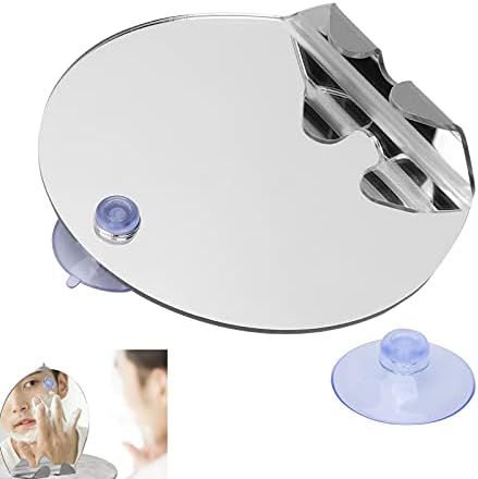 YUYTE Anti-Fog Shower Mirror with Suction