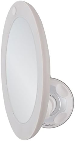 Zadro 10X Magnification LED Vanity Wall Mount Makeup Mirror White