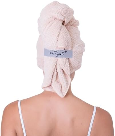 Curly Girl Microfiber Towel Wrap for Women - 41 x 31