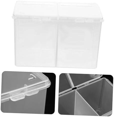 Cotton Pads Holder Case with 2 Compartments