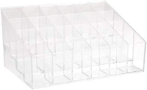 FOYTOKI 24 Slot Acrylic Lipstick Organizer Display Stand