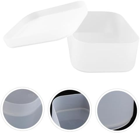 Callaron 1Pc Cosmetic Storage Case with Dustproof Lid