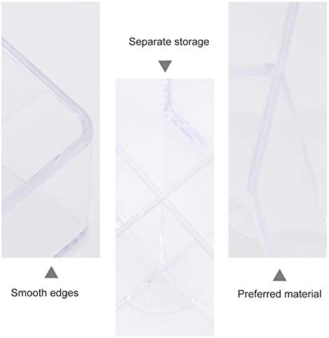 Cabilock Transparent Lipstick Storage Case Organizer
