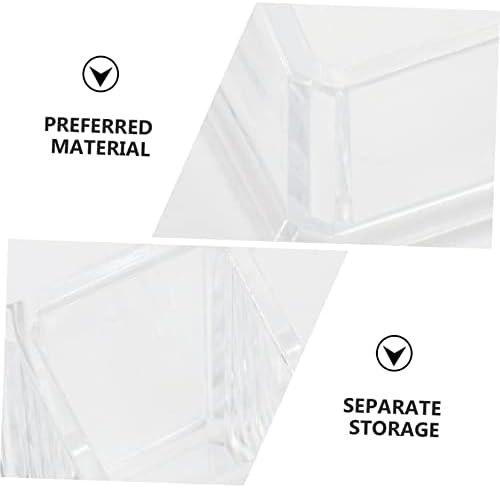 1pc Transparent Lipstick Display Box Organizer for Desktop