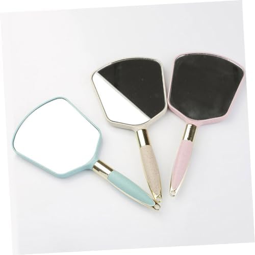 VALICLUD Handheld Mirror with Ergonomic Handle for Travel and Salon Use