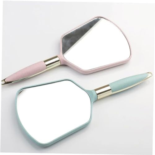 SOIMISS Handheld Mirror with Ergonomic Handle for Travel and Bathroom Use