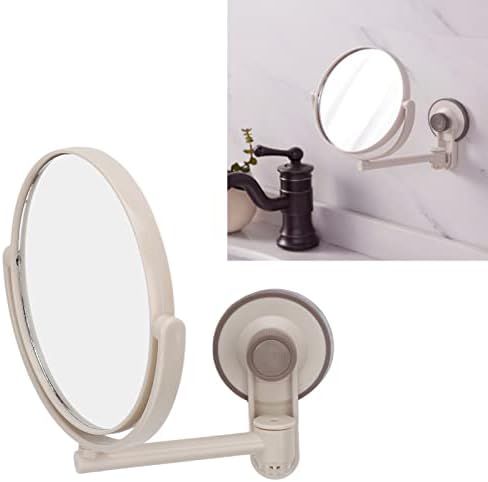 YUYTE Foldable Double Sided Wall Vanity Mirror Lighted Makeup Mirror