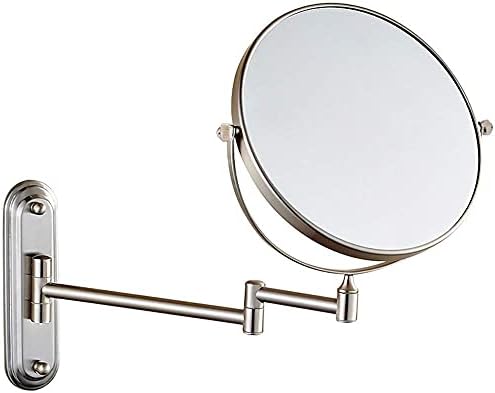 DEIHGE 360 Swivel Brass Double Sided Makeup Mirror