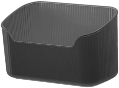 Clear Black Cosmetic Storage Box for Palettes and Makeup