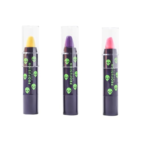 Profusion Cosmetics UFO UV Face Paint Liner Stick Trio