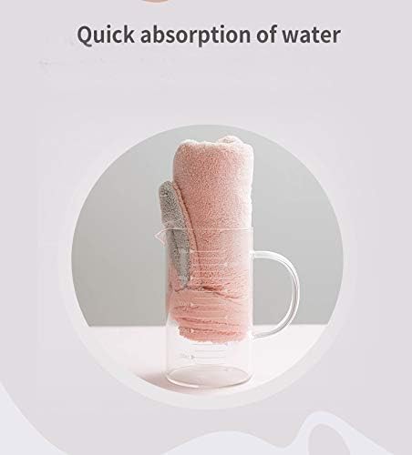 Hair Towel Wrap with Button 2 Pack Microfiber Drying Towel