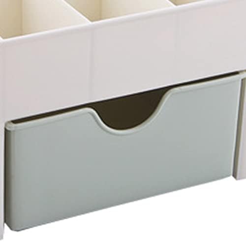 Marooma 6 Compartment Makeup Organizer with Drawer Green