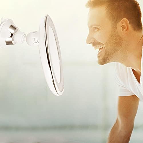 Angoily 10x Magnification LED Makeup Mirror for Women