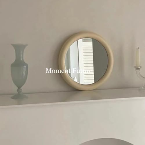 Gugululu 118-Inch Round Desk Mirror with Bracket