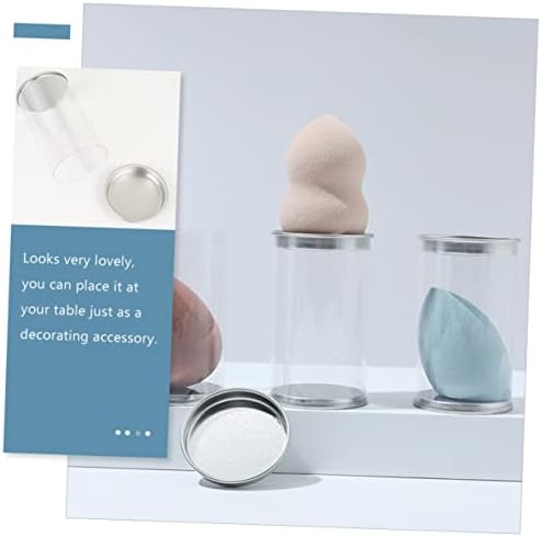 BIUDECO 6 Pack Egg Shape Makeup Sponge Case