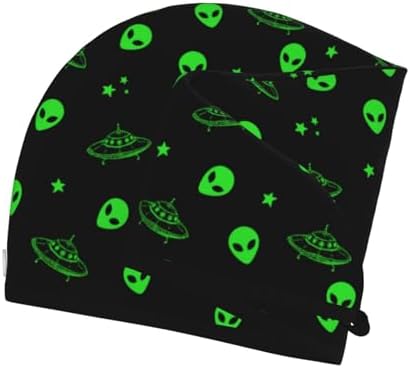 Galaxy Alien Hair Towel Wrap for Men Women Curly Long Thick Hair