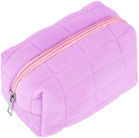Sibba Small Fluffy Makeup Case Travel Organizer