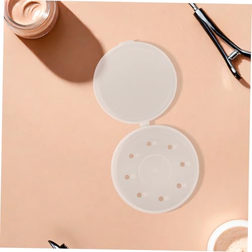 2pcs Transparent Powder Puff Holder Case for Travel