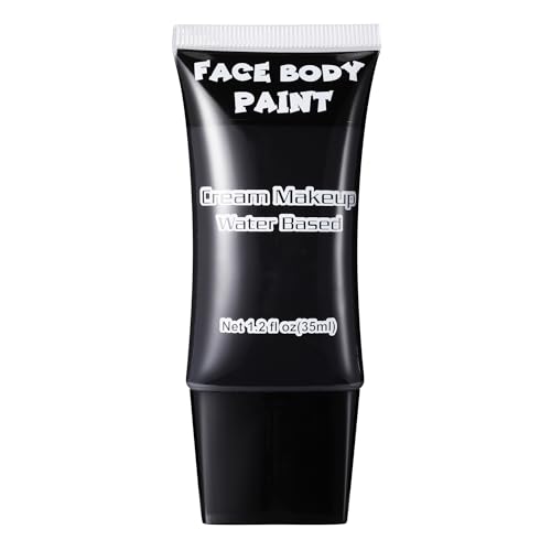 Wismee Black Face Paint 12 Fl Oz Halloween Makeup Kit
