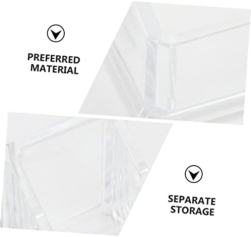 PartyKindom Clear Lipstick Display Organizer with Lid