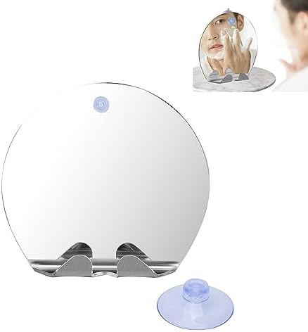 JUOPZKENN Anti-Fog Shower Mirror with Hook