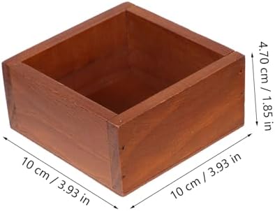 Alipis Vintage Wooden Lipstick Organizer