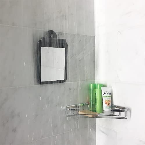 Zadro Fogless Travel Water Shower Mirror with Squeegee and Pouch 1