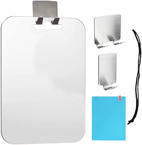 Yosoo Square Anti-Fog Shaving Mirror with Stand