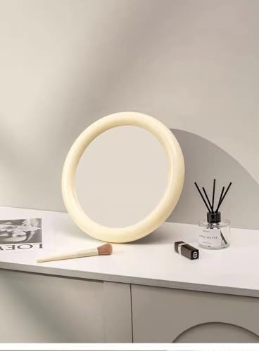 Gugululu 118-Inch Round Desk Mirror with Bracket