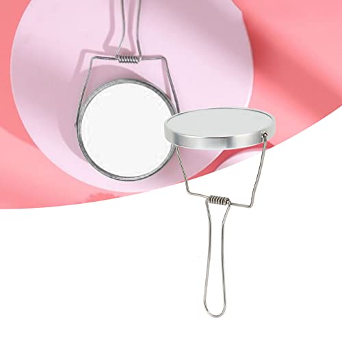 FILFEEL 2 Sided Vanity Mirror with 360 Degree Rotation and Foldable Stand
