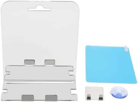 Fogless Shower Mirror with Shelf and Hook