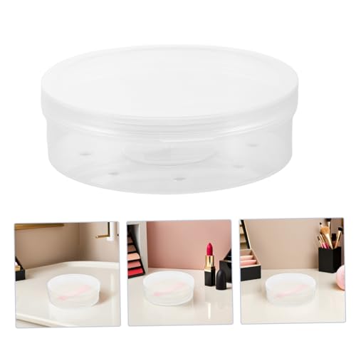 2pcs Transparent Powder Puff Holder Case for Travel