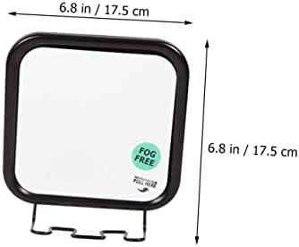 Healeved Fogless Shower Mirror with Suction Hook
