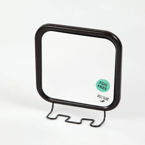 Ipetboom Wall-Mounted Suction Mirror for Shower and Vanity