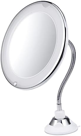 Angoily 10x Magnification LED Mirror for Makeup and Vanity