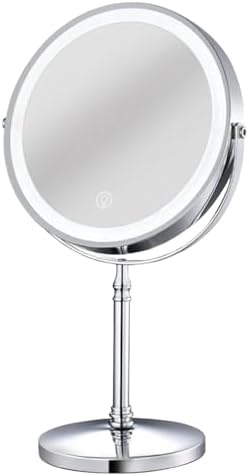 10X Magnifying Makeup Mirror with LED Lights and Touchless Sensor