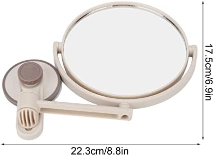 YUYTE Foldable Double Sided Wall Vanity Mirror Lighted Makeup Mirror