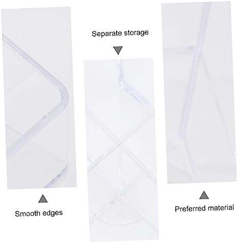 1pc Transparent Lipstick Display Box Organizer for Desktop