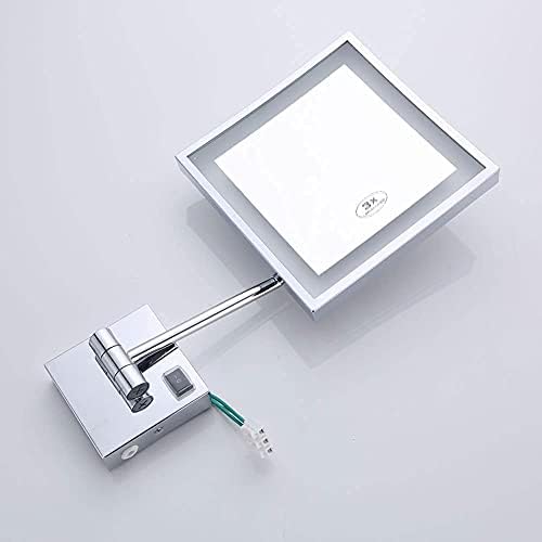 Vanity Mirror with LED Light 8 inch 3X Magnification