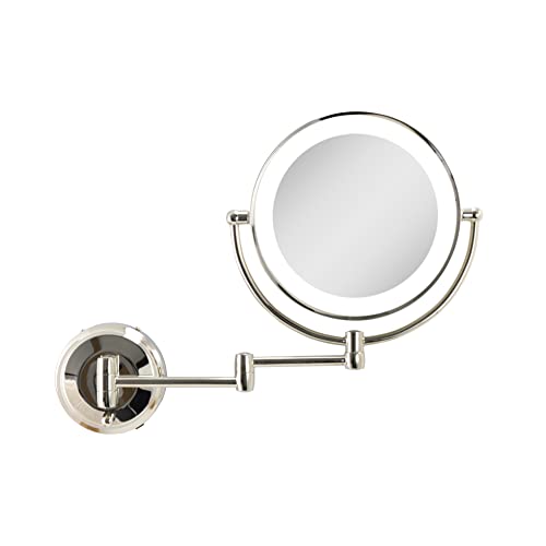 Zadro 11 LED Wall Mirror 10X1X Dual-Sided