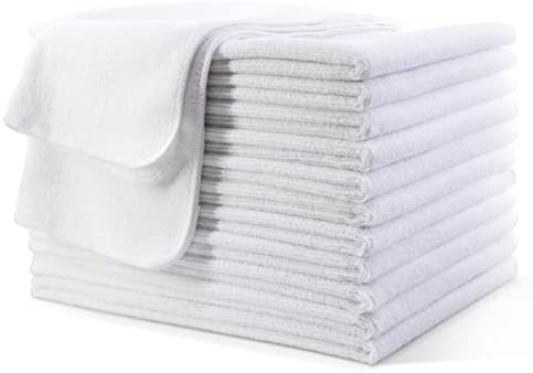 POLYTE Professional Quick Dry Lint Free Microfiber Hair Drying Towel 16x29in 12 Pack
