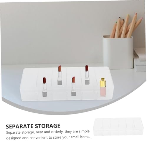 1pc Transparent Lipstick Display Box Organizer for Desktop